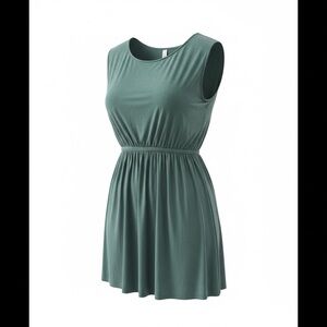 Torrid Teal Sleeveless Empire Waist Tunic Top | Flowy Rayon | Size 2 (2X)